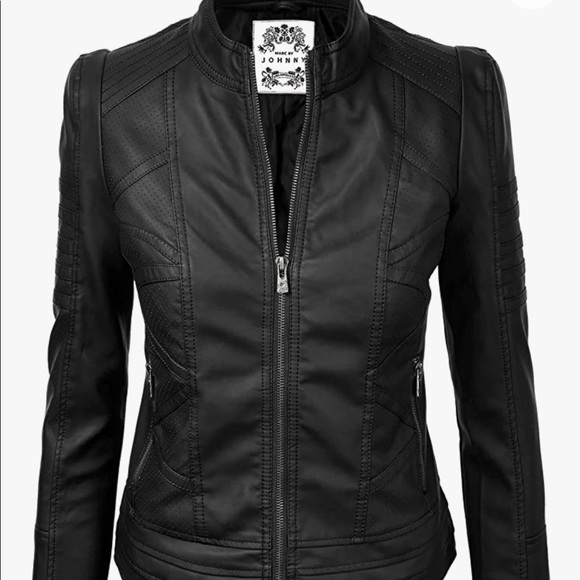 Locks & Love Black Leather Jacket - Picture 3 of 14